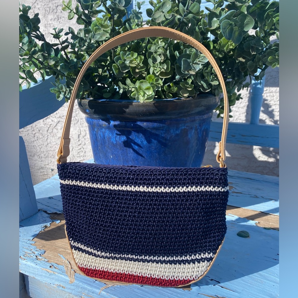 The Sak red, white and blue shoulder bag